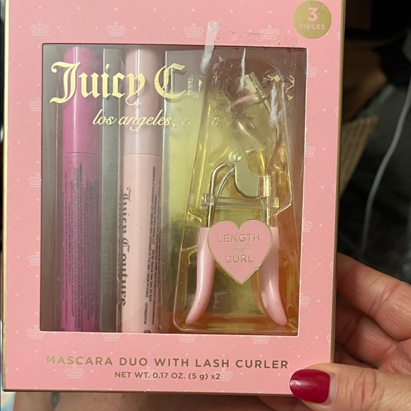 Juicy Couture Other - Juicy Couture Pink Mascara Set with Lash Curler